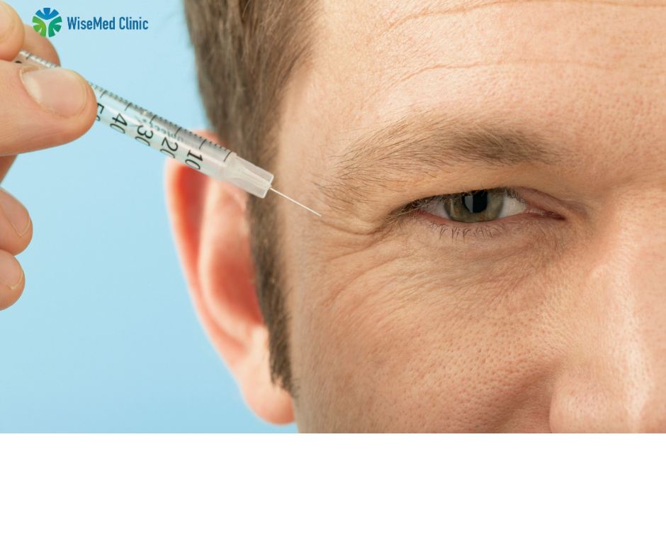 Botox muscle therapy injection for therapeutic medical treatment